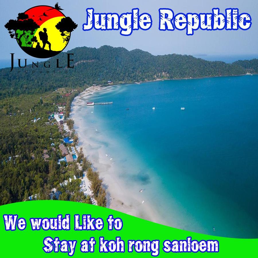 Auberge de jeunesse Jungle Republic à Koh Rong Sanloem Extérieur photo